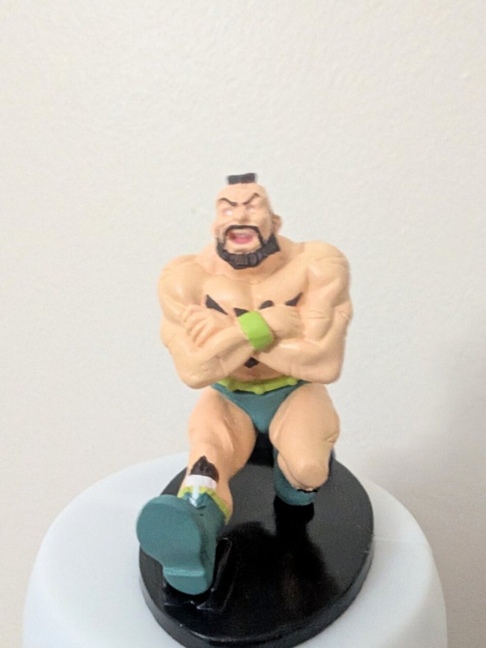 Desktop Zangief Mini Figure Street Fighter II Takara Tomy Capcom Japan 2017